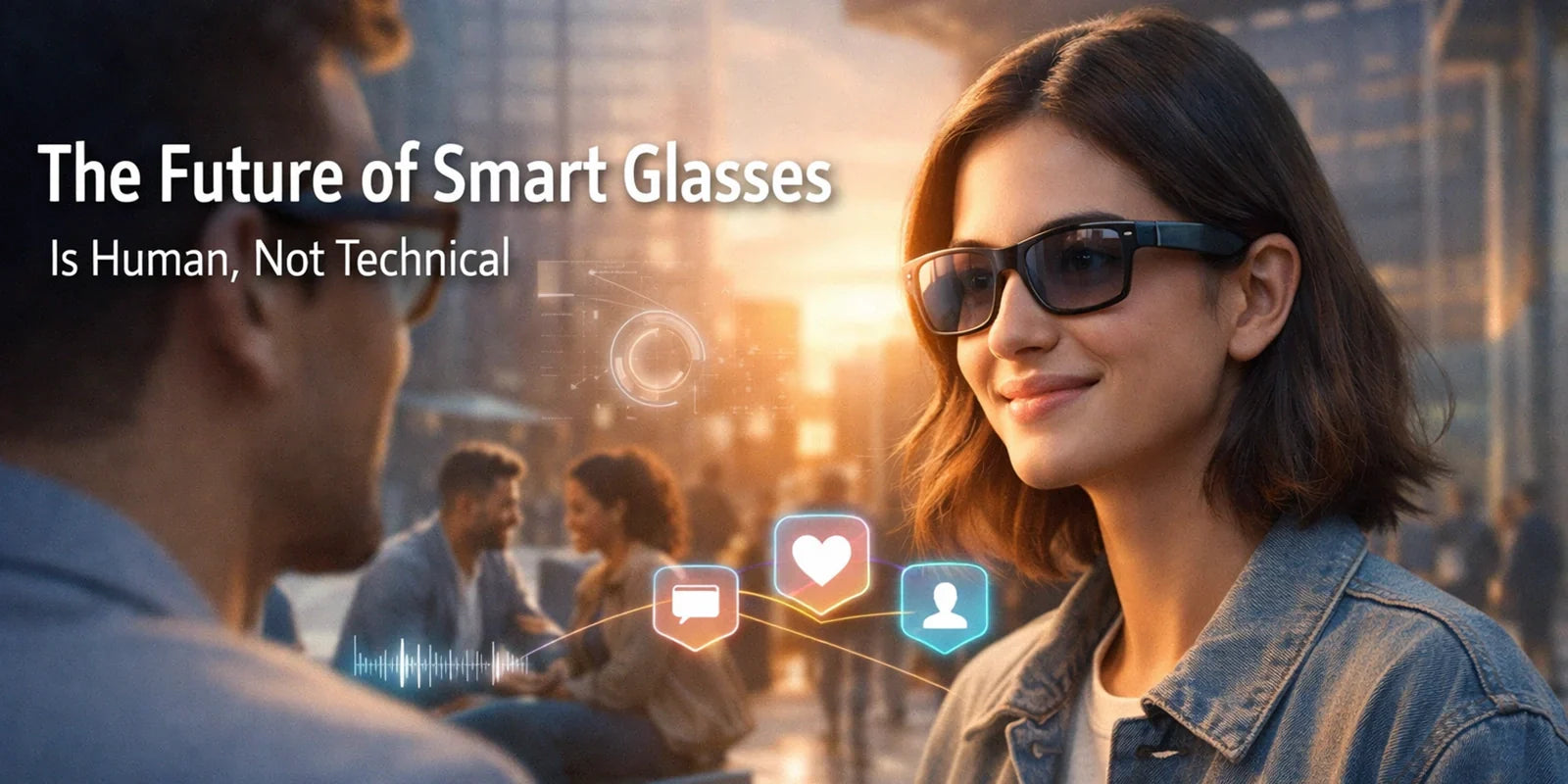 The Future of Smart Glasses Is Human, Not Technical！